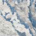 thumbnail image 3 of SAFAVIEH Horizon Konstantinos Abstract Shag Area Rug, Grey/Blue, 4' x 6', 3 of 4