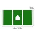 thumbnail image 3 of Baseball Hitting Training Mat for Batting Practice and Swing Development Indoor Outdoor Exercise with Home Plate, 3 of 5