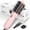 Pink, variant on Mini Travel Hair Dryer Brush, Aima Beauty Auto Dual Voltage Volumizing Hot Air Brush, Compact Design for Frizz-Free Volume Anywhere, Prussian Blue