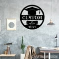 thumbnail image 4 of Craftnamesign Personalized Graduate Name Sign, Metal Yard Art, Metal Sign, Graduate Perfect Gifts, 4 of 5