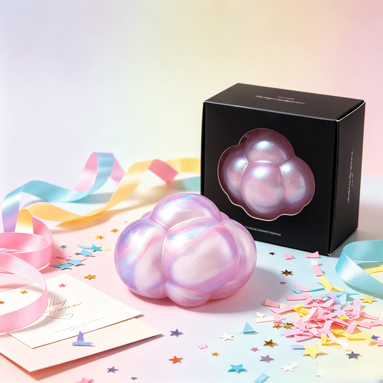 Squishy Toys - Cloud Pleasers Squeezes Crunchy Squishy, New Soft
