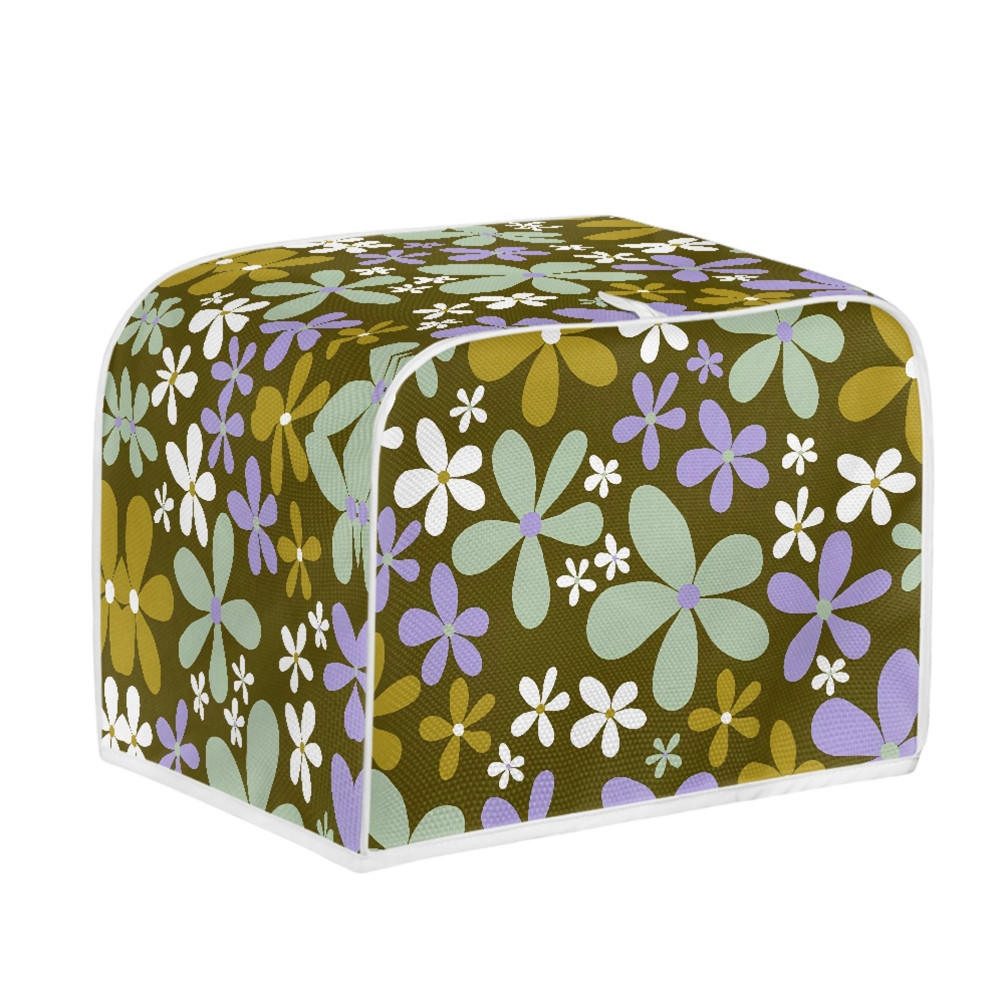Vodetik Store Toaster Cover for 2 Slice Toaster Floral Print Kitchen