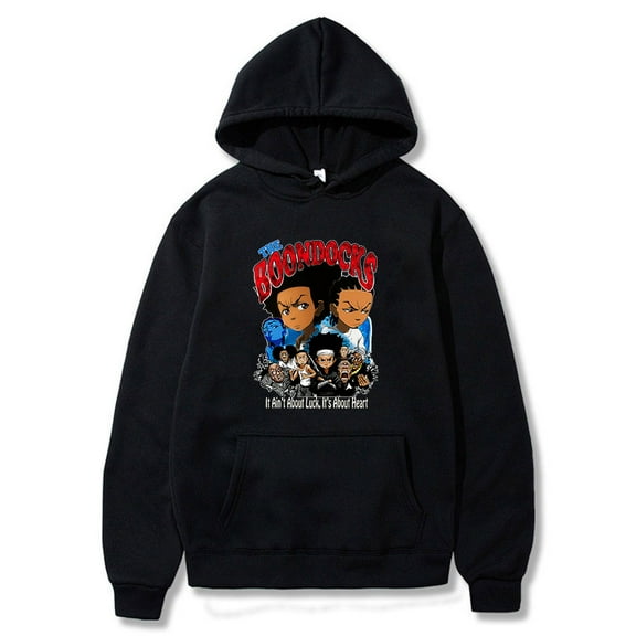 The Boondocks Hoodie Unisex Cartoon Long Sleeve Sweatshirt With Pockets