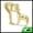 Gold Tone, variant on Unique Bargains Dog Statue Decorations Cute Dog Decor for Office Living Room White