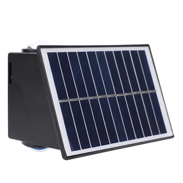 Lámpara Solar Led De Pared, Aplique De Valla Solar IP65 A Prueba De Agua Para Patio, Porche, Jardín, Decoración De Valla, 6 LED, Luz Cálida