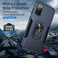 thumbnail image 5 of for Galaxy S20 FE Case for S20 FE Phone Case, with Kickstand and Metal Ring Shockproof,Military Grade Drop Tested - Slim Dual Layer Case for Samsung S20 FE Case Blue, 5 of 12