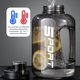 thumbnail image 5 of Botella de agua de gran capacidad de 1,7l/2,5l, taza para el vientre grande, botella de agua deportiva, cubo de tonelada, taza espacial de plástico portátil para estudiantes, 5 of 5
