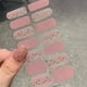 thumbnail image 2 of Pegatinas de uñas sin hornear con diseño de purpurina rosa, adhesivo de Color sólido de estilo francés, cubierta completa, deslizador de tira de uñas, calcomanías de manicura DIY, 2 of 7