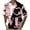 Pink, variant on Mens Valentine'S Day T Shirts Digital 3D Printed Button Lapel Long Sleeve Plus Size Mens Clothing,Red,S