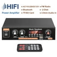 thumbnail image 4 of Audio Amplifier G30 Amplificador Hifi Digital Stereo Subwoofer Music Player with Remote Contr ,Home Audio Amplifier, 4 of 6