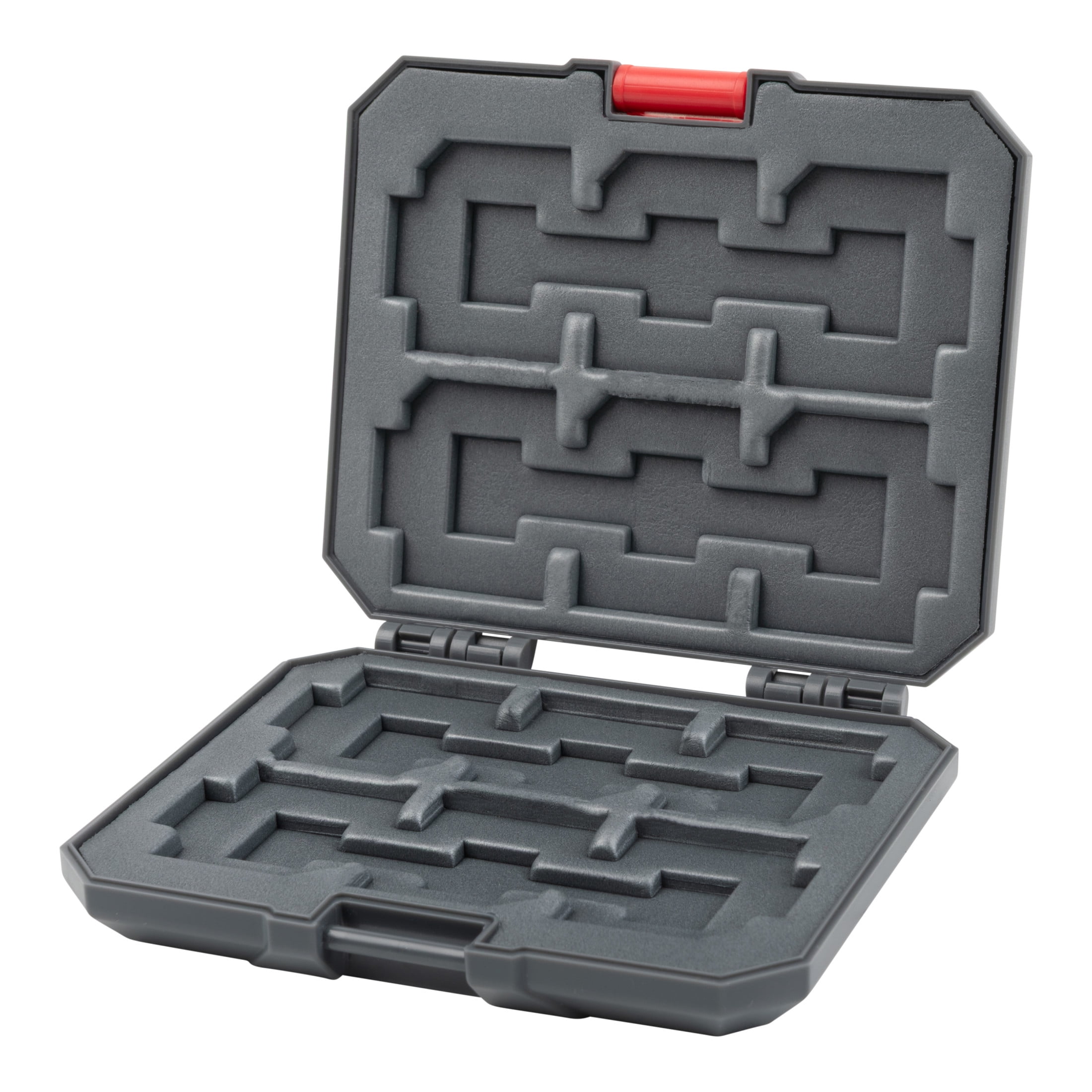 Allen Company SD Card Holder Case - Foam Protection 12 SD + 12 Micro SD - Black
