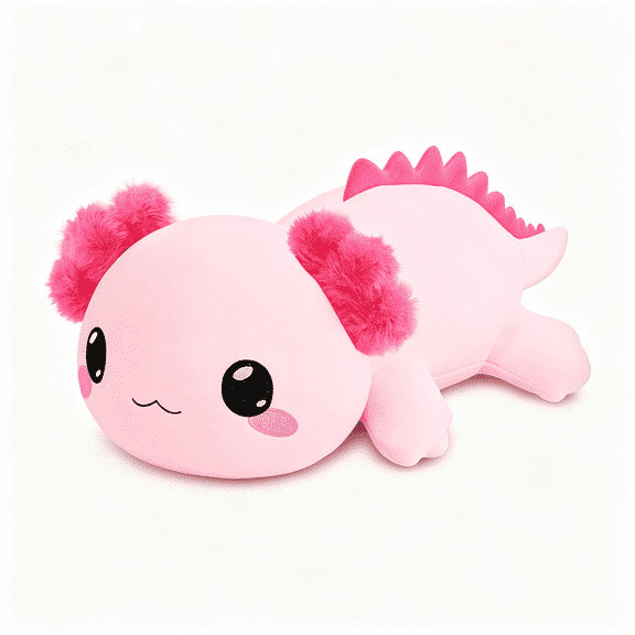 CYFW Weighted Stuffed Animals,1.6 Lbs Axolotl Stuffed Animal with Weighted Beads,Cute Plush Toy Pillow Gifts for Adults Kids Boys Girls Weighted Plush