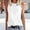 White, variant on Ladies Solid Color Vest Sleeveless Summer T Shirt Round Neck Top 3xl Top and Top Women Womens Camisole Pajama Top All Lace Tops for Women plus Size Camisole Beaded Tops for Women Active Tops