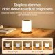 thumbnail image 5 of Interruptor táctil de lámpara de noche 7 RGB que cambian USB recargable con batería Colgante para lámpara de de noche Oficina en hogar Grano de madera Salvador Lámpara de noche, 5 of 10