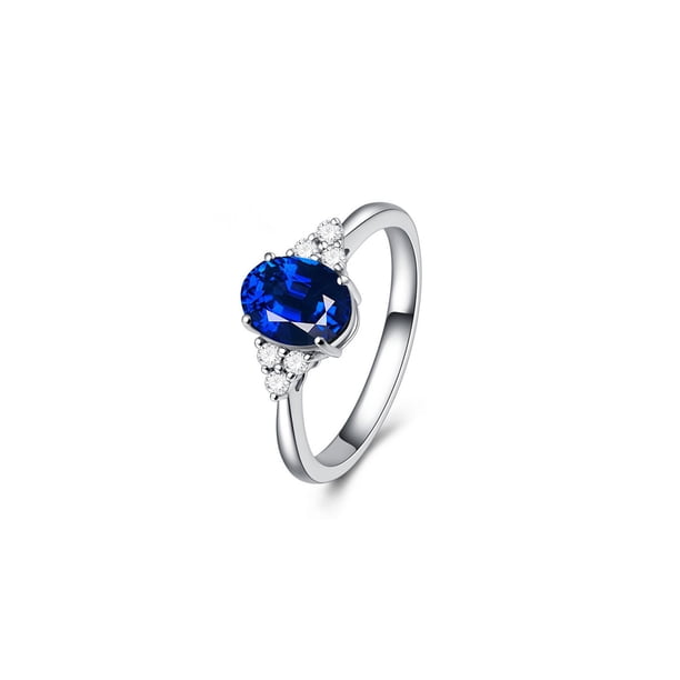 Jumpingount Anillo de apertura para mujer, decoración de circón, anillos de moda, decoraciones de ajuste, joyería para niñas y mujeres, accesorio de Ropa, zapatos y accesorios Miscelánea Azul Jumpingount AP016466-04
