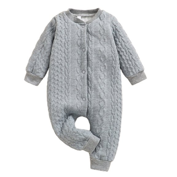 Newborn Baby Boy Girl Romper Clothes Winter Infant Super Soft Breathable Cotton Onesie Bodysuit Jumpsuit