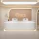 thumbnail image 1 of Beauty Conference Reception Desk Information Grocery Checkout Cashier Counter Information Standing Comptoir Magasin Furniture My Lux Decor Round, 1 of 6