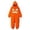 #05-Orange, variant on Kids Pumpkin Lantern Hooded Onesie Plush Halloween Pumpkin Romper with Hood One Piece Jumpsuit