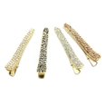 thumbnail image 1 of 4 Uds. Pinzas para el pelo de cristal con diamantes de imitación, pasador de perlas, accesorios para el cabello, pinzas para el pelo de cocodrilo para niñas y mujeres, 1 of 5