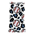 thumbnail image 4 of IROINNID Round Neckline Summer Tops For Men Sleeveless New Baseball 3d Tank Top Sports Sleeveless T-shirt Tank Top/shirt Blouses Pullover Graphic Print Tops, 4 of 4