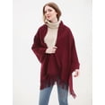 thumbnail image 2 of Bufanda de viaje Novawo Thick Pashmina de lana para mujer, 2 of 6