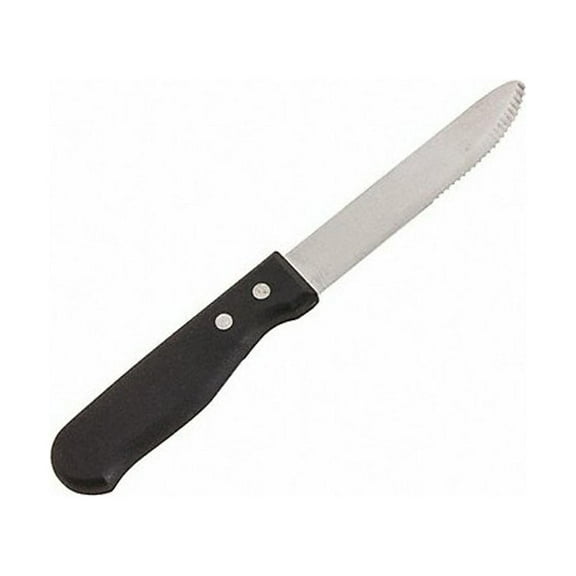 Crestware Steak Knife,5 in. L,Plastic Handle,PK12 SKJP