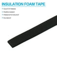 thumbnail image 3 of Uxcell 3/8"W x 1/8"T x 16.4Ft EVA Single Sided Foam Tape, Black 3Pcs, 3 of 6