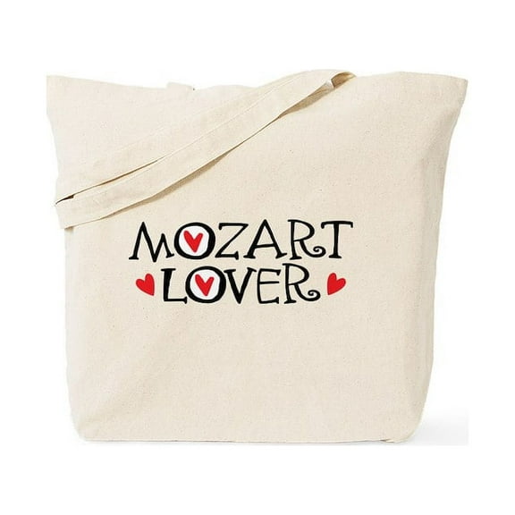 CafePress - Fun Mozart Lover Tote Bag - Unisex Canvas Tote Bag, Beige, 1-Piece