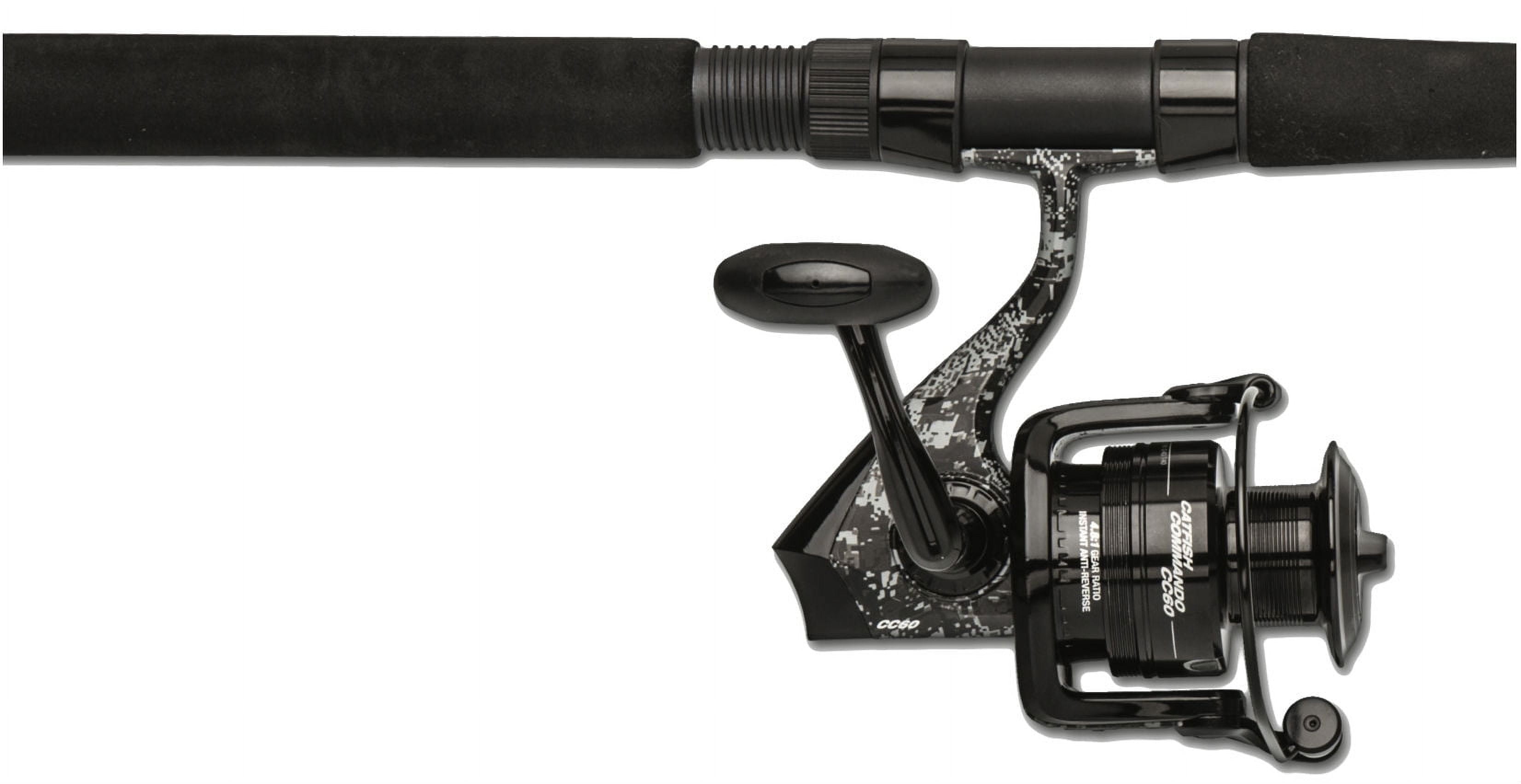Abu Garcia Catfish Commando Spinning Reel and Fishing Rod Combo