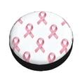 thumbnail image 3 of Multi-Size Car Tire Dust Cover Sunscreen, Corrosion, Dust And Water Keep Spare Tires Clean Classic Pink Ribbon Pattern 16 Inch, 3 of 8