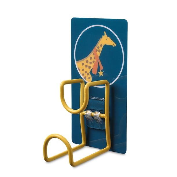 Gancho de pared Soporte para lavabo Colgador de almacenamiento de doble capa plegable Patrones de dibujos animados sin rastro Ventosa Baño Cocina Animal 1 Inevent HA009824-01