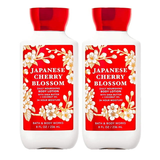 Loción corporal Bath & Body Works con flor de cerezo japonés 236 ml