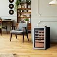 thumbnail image 6 of Newair x Boveda 500 Cigar Count Electric Humidor, Spanish Cedar Shelves with Temperature Control, Built-In Boveda Humidity Control in Stainless Steel, 6 of 19