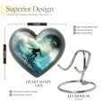 thumbnail image 2 of Stellar Surf Urns For Ashes Adult Male - Decorative Heart Urns For Human Ashes - Adult Urns For Human Ashes Men - Urns For Ashes Adult Female - Small Memorial Urn Human Ashes (Size -3inch,1pc), 2 of 5
