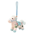 thumbnail image 6 of Chinese New Year Horse Plush, Year Of The Horse 2026 Decorations, Fire Horse Chinese Zodiac Charm, Lotus-Print Key Bag Ornament For Good Fortune, 6 of 7