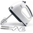 thumbnail image 1 of PourV Electric Hand Mixer with 2 Whisks and 2 Dough Hooks 7 Speed Egg Beater Kitchen Mixer for Eggs Cream, 1 of 4
