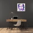 thumbnail image 3 of Stephen Chambers 15x15 White Modern Wood Framed Wall Art Titled - Andy Kaufman, 3 of 6