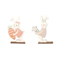 thumbnail image 1 of Tabletop sign,wood bunny Easter Tabletop Decorations sign,wooden table decor Rabbit Shape Freestanding,Easter Party Desk Office Home Party Decoration,Decorative Props Easter Gifts ornaments perfecl Letrero de mesa, 1 of 8