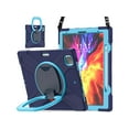thumbnail image 1 of iPad Pro 12.9 Case 2022 2021 6th 5th Generation, Shockproof Cover with Pencil Holder and Rotating Kickstand Hand Strap / Shoulder Strap, 1 of 1