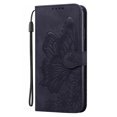 thumbnail image 6 of Feishell Wallet Case For iPhone 7 / 8/ SE 2020, Magnetic Folio Card Slots Holder Kickstand Premium PU Leather Butterfly Patterned Embossed with Wrist Strap Cover For iPhone 7 / 8/ SE 2020, Black, 6 of 13