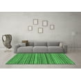 thumbnail image 3 of Ahgly Company Indoor Rectangle Oriental Emerald Green Modern Area Rugs, 6' x 9', 3 of 4
