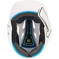 thumbnail image 7 of Champro HX Legend Plus Batting Helmet w/Universal Jaw Guard White/Black 7 - 7 1/2, 7 of 7