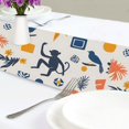 thumbnail image 4 of Yayeee Table Runner 90 inches Long Home Kitchen Dinning Party Decoration, Playful Forest, 4 of 7