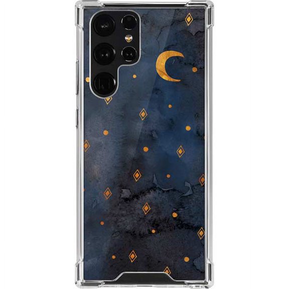 Skinit Ginseng Moon and Stars Galaxy S22 Ultra Clear Case