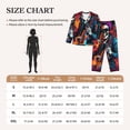 thumbnail image 4 of Fotbe Rock Skull Singer Pattern Long Sleeve Pajama Set for Women,Sleepwear Set,2-piece Loungewear Set,Soft PJs Comfy Nightwear with Pockets -Large, 4 of 7