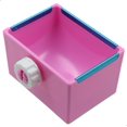 thumbnail image 2 of Rabbit Feeder Hay Rack - Guinea Pig Food Bin Chinchilla Pink 13.1*11.5*5cm, 2 of 5