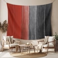 thumbnail image 2 of Red Black Ombre Tapestry for Bedroom Wall Hanging Tapestry, Vintage Farmhouse Wooden Ceiling Backdrop Tapestries Poster Blanket Wall Decor for Teens Room Living Room Dorm 39" x 59", 2 of 8