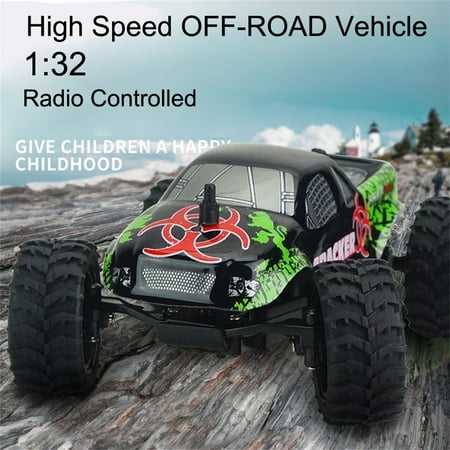Aozowin 1:32 Scale RC Monsters Truck Radio Remote Control Big Wheel Off-Road Vehicle,Christmas Gifts for Kids