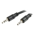 thumbnail image 1 of C2G / Cables To Go 40109 3.5mm Stereo Audio Cable With Low Profile Connectors M/M - In-Wall CMG-Rated (50 Feet), 1 of 8