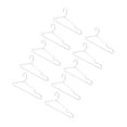 thumbnail image 4 of Perchas de acero inoxidable, 10 perchas para ropa, perchas para camisas de acero inoxidable, accesorio para secar ropa, resistentes y resistentes Jadeshay A, 4 of 8